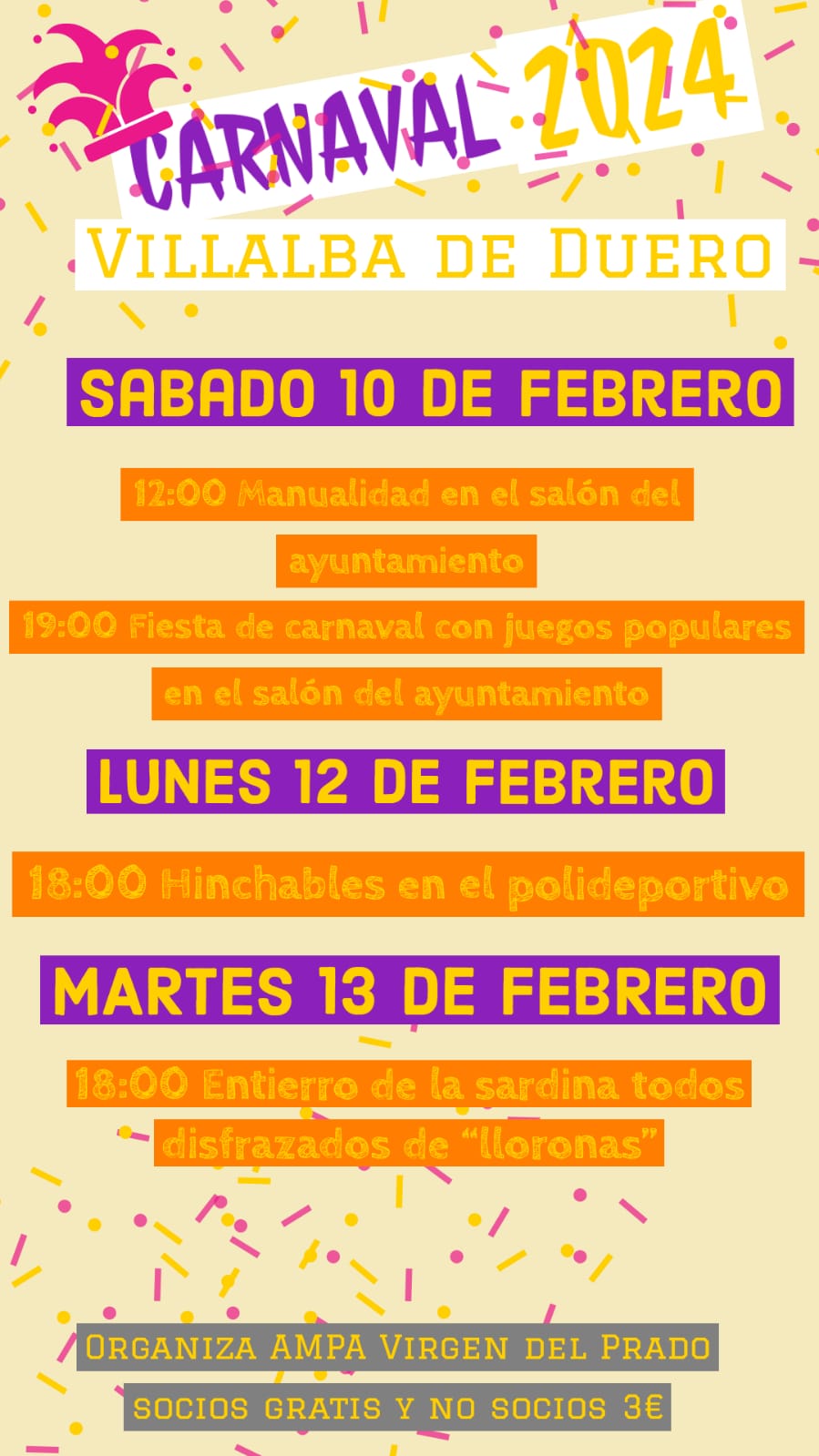 ACTIVIDADES ORGANIZADAS POR EL AMPA 